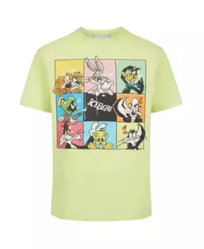 Футболка с мультяшной графикой Iceberg, желтый