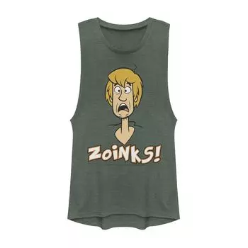 Футболка с мускулистой фигуркой Scooby-Doo для юниоров Shaggy "Zoinks" Licensed Character