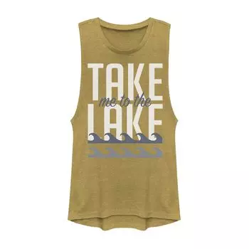 Футболка с мускулистой графикой Take Me To The Lake Waves для юниоров