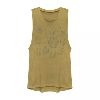 Футболка с мускулистым рисунком Mineral Crystal Rocks для юниоров и коллажем