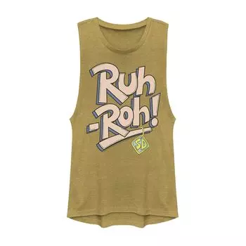 Футболка с мускулистым рисунком Скуби-Ду для юниоров "Ruh-Roh" Licensed Character