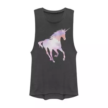Футболка с мускулистым силуэтом Cosmic Unicorn для юниоров