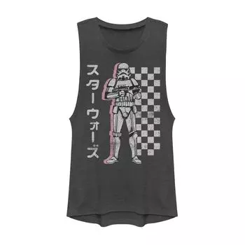 Футболка с мускулистыми кандзи в клетку «Звездные войны: Штурмовик» для юниоров Star Wars