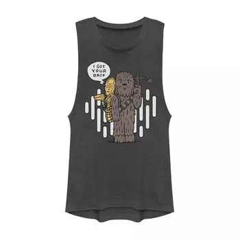 Футболка с мышцами для юниоров «Звездные войны» Chewie & C-3PO «I Got Your Back» Licensed Character