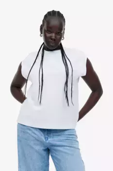 Футболка с мышцами H&M, белый