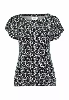 Футболка с набивным рисунком ASTA CAPSLEEVE Holebrook, черный