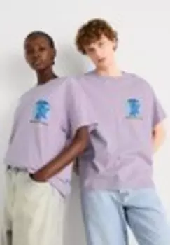 Футболка с набивным рисунком Bdg Urban Outfitters, розовый