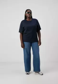 Футболка с набивным рисунком CARLIVING ONLY Carmakoma, светло-голубой