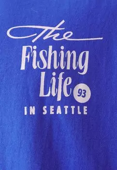 Футболка с набивным рисунком Citee Fishing Club Unisex Manastash, синяя