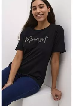 Футболка с набивным рисунком Culture, черный