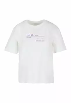 Футболка с набивным рисунком DELULU DEFINITION Mister Tee, белый
