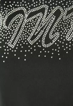 Футболка с набивным рисунком DUETTO MAGLIA Pinko, черный