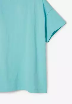 Футболка с набивным рисунком Embossed Imagotype Desigual, синяя