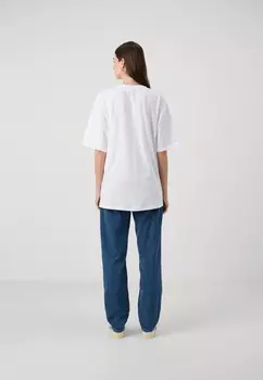 Футболка с набивным рисунком Even&Odd, белый