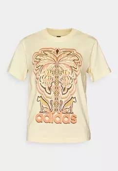 Футболка с набивным рисунком Farm Graphic adidas Sportswear, желтый