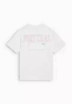 Футболка с набивным рисунком FOOTBALL FAN TEE UNISEX Levi's, белый