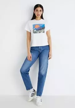 Футболка с набивным рисунком Graphic Classic Tee Levi's, ярко-белая