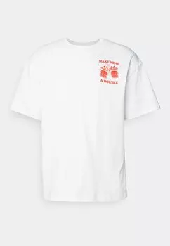 Футболка с набивным рисунком Jorcocktail Tee Crew Neck Unisex Jack & Jones, белая