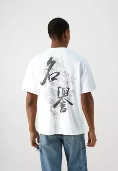 Футболка с набивным рисунком Jorhonor Tee Crew Neck Unisex Jack & Jones, ярко-белая