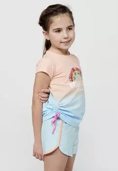 Футболка с набивным рисунком Koroshi, многоцветная разноцветная