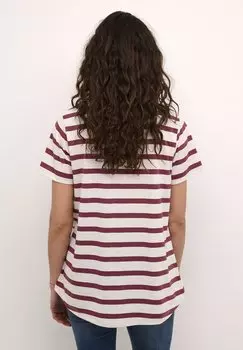 Футболка с набивным рисунком LARSA Cream, красный