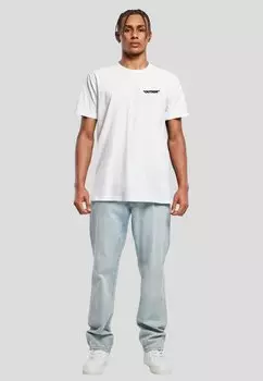 Футболка с набивным рисунком Mister Tee, белая