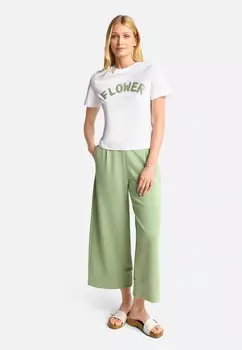 Футболка с набивным рисунком MIT SCHRIFTZUG UND STRASSVERZIERUNG Rich & Royal, светло-зеленый