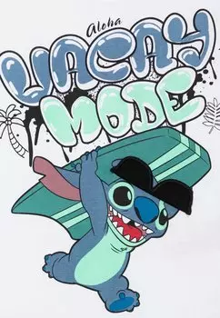 Футболка с набивным рисунком Nmmmanuel Stitch Name it, ярко-белая