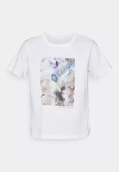 Футболка с набивным рисунком Onpmal Life Loose Tee Box Only, белая