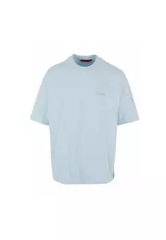 Футболка с набивным рисунком PROHIBITED, синий