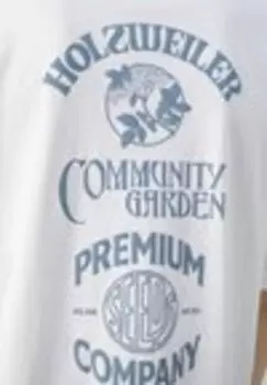 Футболка с набивным рисунком RANGER LOGOS TEE UNISEX Holzweiler, белый