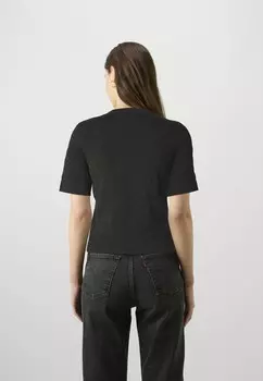 Футболка с набивным рисунком STABILIZZATORE MAGLIA Pinko, черный