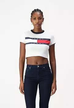Футболка с набивным рисунком TEE Tommy Hilfiger, белый