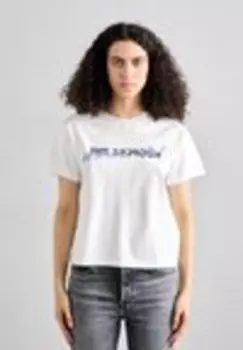 Футболка с набивным рисунком The Kooples, белый