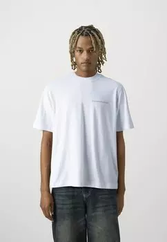 Футболка с набивным рисунком Vintage Blank Logo Abercrombie & Fitch, ярко-белая