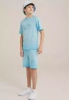 Футболка с набивным рисунком We Fashion, синий