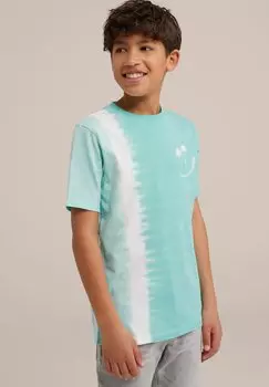 Футболка с набивным рисунком WE Fashion, синяя