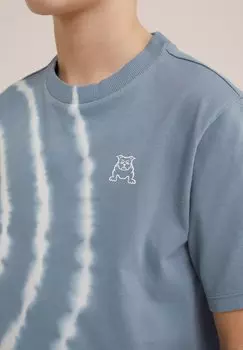 Футболка с набивным рисунком WE Fashion, синяя