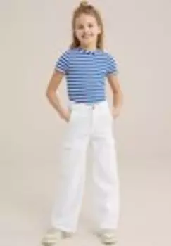 Футболка с набивным рисунком We Fashion, темно-синий