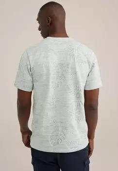 Футболка с набивным рисунком WE Fashion, зеленая