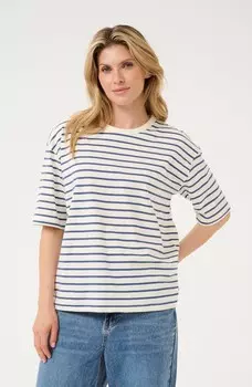 Футболка с набивным рисунком WINNY 1/2 SLEEVE Kaffe, кремовый
