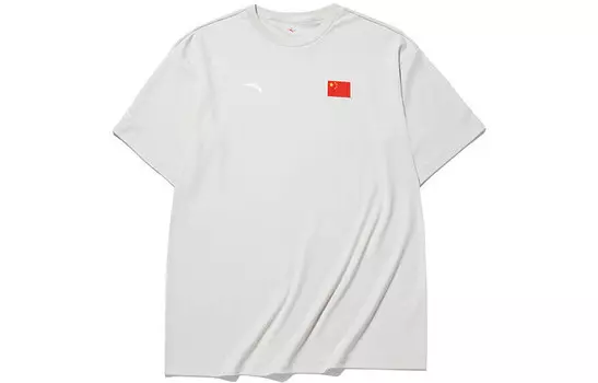 Футболка с национальным флагом унисекс серая Anta, серый