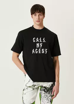 Футболка с надписью 44 Label Group, белый