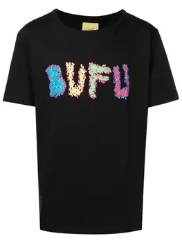 Футболка с надписью Amir Slama, черный