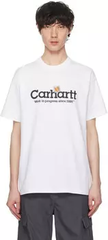Футболка с надписью «Авель Скрипт» Carhartt Work In Progress