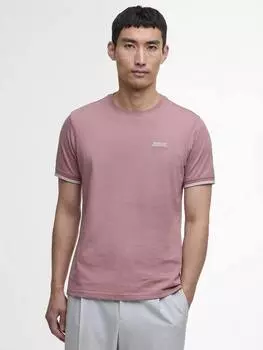 Футболка с надписью barbour philip Barbour, цвет Vintage Pink