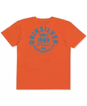 Футболка с надписью Big Boys в круге Quiksilver, оранжевый