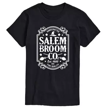 Футболка с надписью Big & Tall Salem Broom Co Licensed Character, черный