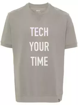 Футболка с надписью Boggi Milano, серый