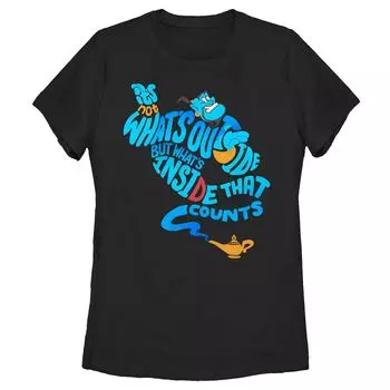Футболка с надписью «Disney Aladdin's Genie Out Bottle» для юниоров Licensed Character